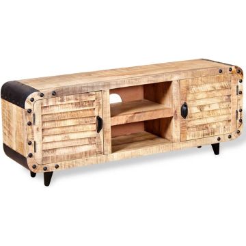 vidaXL Tv-meubel 120x30x50 cm massief mangohout