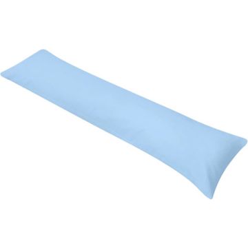 vidaXL Zijslaapkussen 40x145 cm blauw