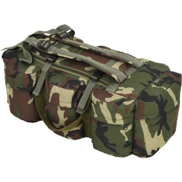 vidaXL Plunjezak 3-in-1 legerstijl 90 L camouflage