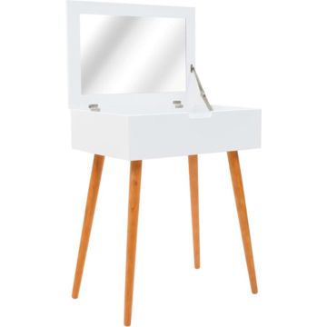 vidaXL Kaptafel met spiegel 60x40x75 cm MDF