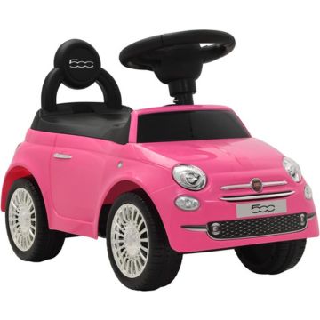 vidaXL Loopauto Fiat 500 roze