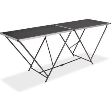 vidaXL Behangtafel inklapbaar 200x60x78 cm MDF en aluminium