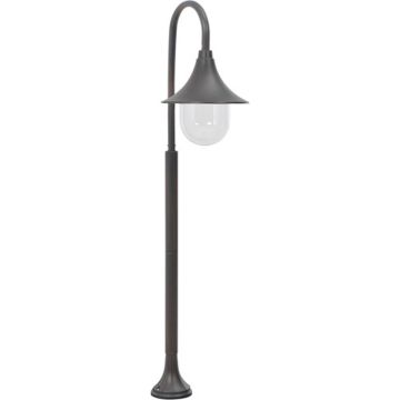 vidaXL Paalverlichting tuin E27 120 cm aluminium brons