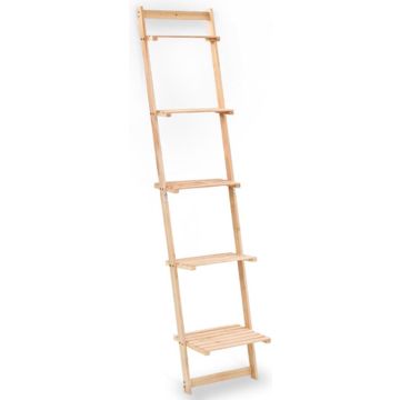 vidaXL Wandrek ladder 41,5x30x176 cm cederhout