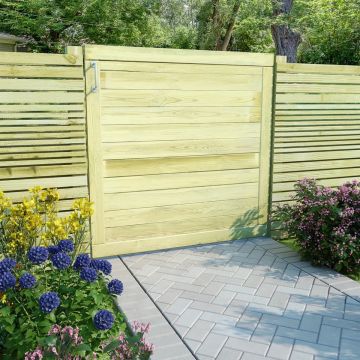 vidaXL Poort 100x100 cm geïmpregneerd grenenhout