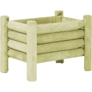 vidaXL Plantenbak verhoogd 60x40x42 cm geïmpregneerd grenenhout