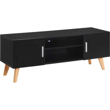 vidaXL Tv-meubel 120x40x46 cm MDF zwart