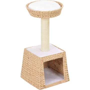 vidaXL Kattenkrabpaal met sisal krabpaal zeegras