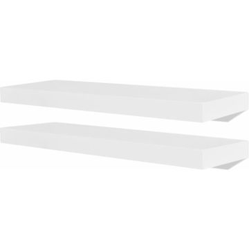 vidaXL Wandplanken 4 st 60 cm wit