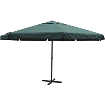 vidaXL Parasol Samos 500 cm aluminium groen