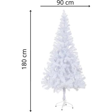 vidaXL Kunstkerstboom met standaard 180 cm 620 takken