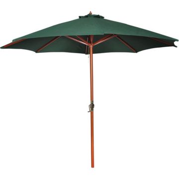 vidaXL Parasol 258 cm groen