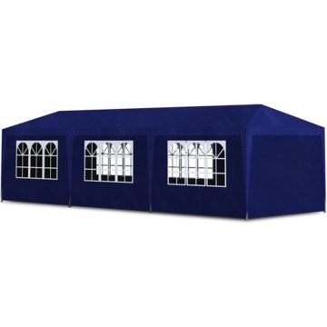 vidaXL Partytent 3x9 m blauw