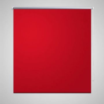 vidaXL Rolgordijn verduisterend 100 x 230 cm rood