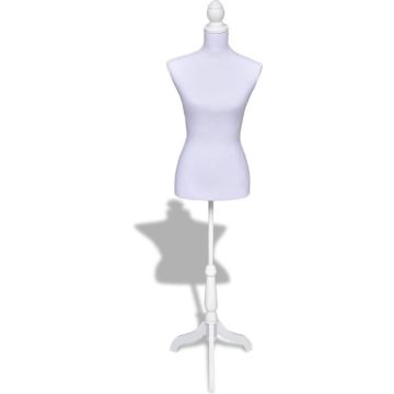 vidaXL Etalagepop torso vrouw wit