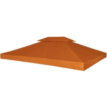 vidaXL Vervangend tentdoek prieel 310 g/m² 3x4 m oranje