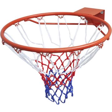 vidaXL Basketbalringset met net 45 cm oranje