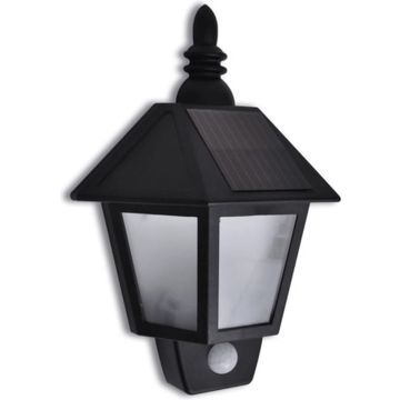 vidaXL Solar Muurlamp met bewegingssensor