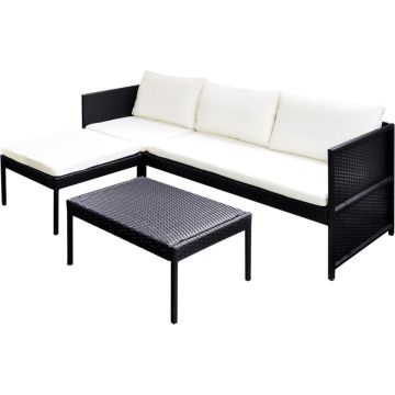 vidaXL-3-delige-Loungeset-met-kussens-poly-rattan-zwart