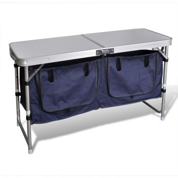 vidaXL Campingkastje met aluminium frame