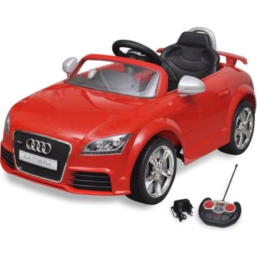 vidaXL Elektrische auto Audi TT RS met afstandsbediening rood