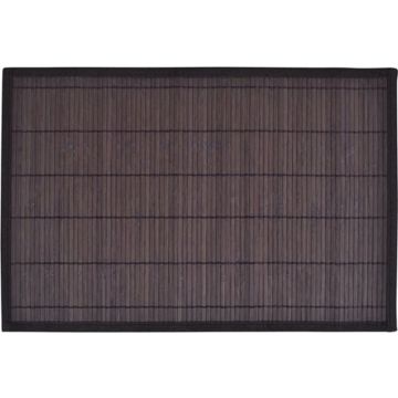 vidaXL 6 Placemats bamboe 30 x 45 cm donkerbruin