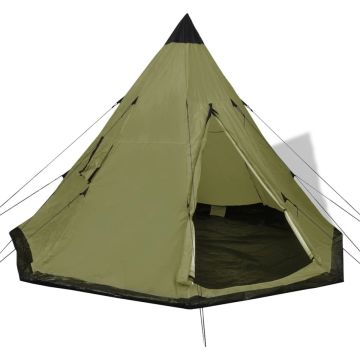 vidaXL Tent 4-persoons groen