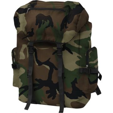 vidaXL Rugzak legerstijl 65 L camouflage