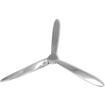 vidaXL Propeller voor aan de muur 70 cm aluminium zilver