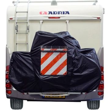 EAGLE II fietsdragerhoes van DS COVERS – Outdoor – Waterdicht – UV bescherming – 420D Oxford – Incl. Opbergzak – geschikt voor 2 fietsen – beschermt de fiets(en) achterop de caravan en camper