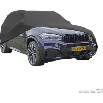 BOXX SUV indoor autohoes van DS COVERS – Indoor – Bescherming tegen stof en vuil – SUV/Jeep-Fit – Extra zachte binnenzijde – Stretch-Fit pasvorm – Incl. Opbergzak - Zwart - Maat M