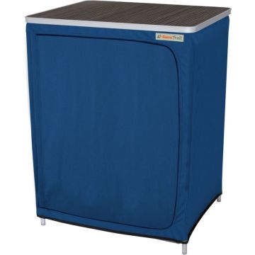 Eurotrail Campingkast Vallou 86 X 67 X 53 Cm Aluminium/mdf Blauw