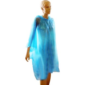 Mirage Rainfall regenponcho unisize - blauw