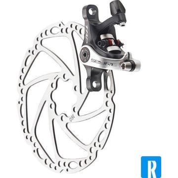 Remdeel trp remklauw voor spyre-fm flatmount md-610 incl remschijf 16 - ZWART