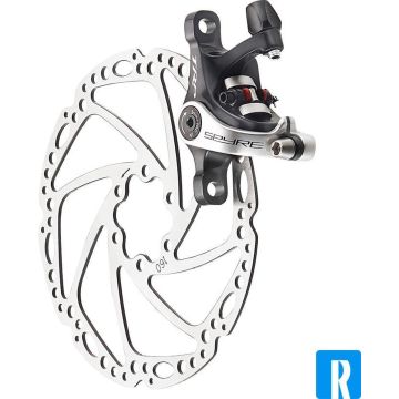 Remdeel trp remklauw achter spyre-fm flatmount md-610 incl remschijf - ZWART