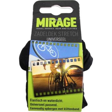 Zadeldek Mirage universeel - stretch nylon - zwart