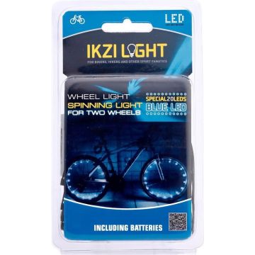 Wielverlichting IKZI voor 2 wielen - blauwe leds