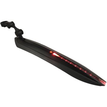 Mirage spatbord achter 24-28 zadelpen met ledstrip