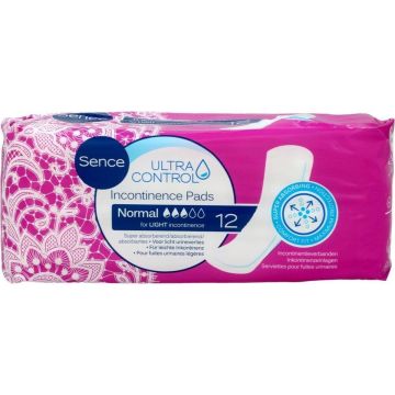 SenceBeauty Ultra Control Normal Incontinence Pads - 12 stuks