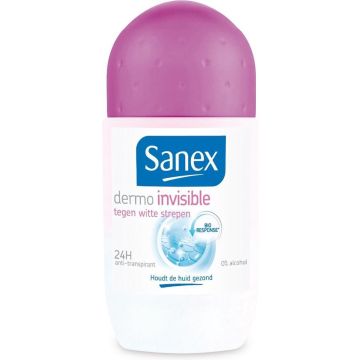 Sanex Dermo Invisible Anti White Marks Anti-Transpirant Deodorant Roller 50 ml