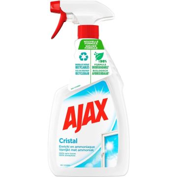 Ajax - Ruitenreiniger Spray Cristal - Met Ammoniak - 6 x 750 ml