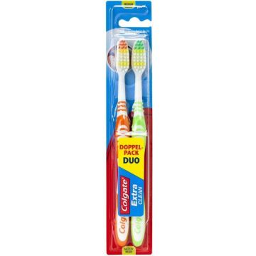 Colgate Tandenborstel Extra Clean Duo 2 stuks