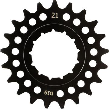 KMC kettingwiel Rohloff 1/8 inch 21T Staal zwart