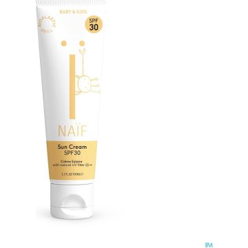 Naïf - Zonnebrandcrème SPF30 - 100ml - Baby's en Kinderen - met Natuurlijke Ingrediënten