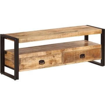 vidaXL Tv-meubel 120x35x45 cm massief mangohout