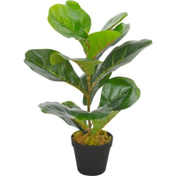 vidaXL Kunstplant met pot vioolbladplant 45 cm groen