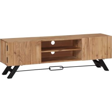 vidaXL Tv-meubel 140x30x45 cm massief acaciahout