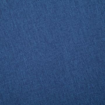 vidaXL Tweezitsbank stof blauw