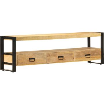 vidaXL Tv-meubel 150x30x45 cm massief mangohout