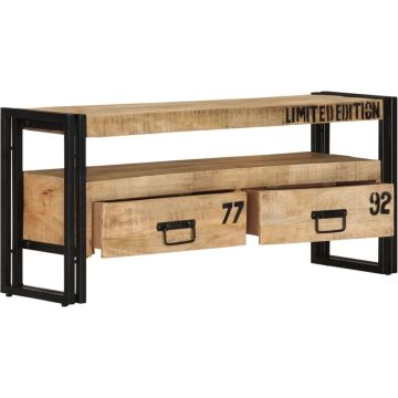 vidaXL Tv-meubel 100x30x45 cm massief mangohout